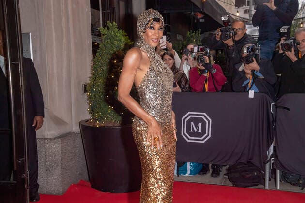 May 2, 2022, New York, United States: Michaela JaÃˆ Rodriguez wearing Moschino departs The Mark Hotel for 2022 Met Gala in New York City. New York United States - ZUMAs197 20220502_zaa_s197_407 Copyright: xRonxAdarx