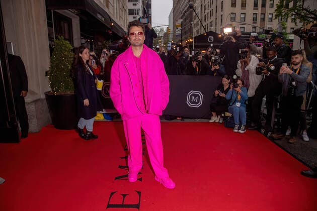 May 2, 2022, New York, United States: Sebastian Stan departs The Mark Hotel for 2022 Met Gala in New York City. New York United States - ZUMAs197 20220502_zaa_s197_385 Copyright: xRonxAdarx