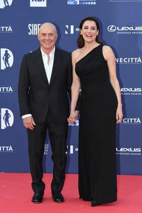 Verleihung des David di Donatello-Preises 2022 in Rom Rome, Cinecitta , David di Donatello 2022. In the photo: Luisa Ranieri, Luca Zingaretti  Copyright: xMarcoxProvvisionatox xipa-agencyx xMarcoxProvvisionatox
