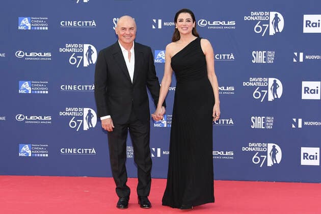 Verleihung des David di Donatello-Preises 2022 in Rom Rome, Cinecitta , David di Donatello 2022. In the photo: Luisa Ranieri, Luca Zingaretti  Copyright: xMarcoxProvvisionatox xipa-agencyx xMarcoxProvvisionatox
