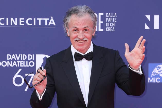 Verleihung des David di Donatello-Preises 2022 in Rom Rome, Cinecitta , David di Donatello 2022. In the photo: Fabrizio Ferracane  Copyright: xMarcoxProvvisionatox xipa-agencyx xMarcoxProvvisionatox