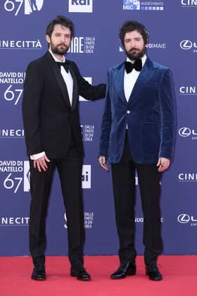 Verleihung des David di Donatello-Preises 2022 in Rom Rome, Cinecitta , David di Donatello 2022. In the photo: Damiano and Fabio D Innocenzo  Copyright: xMarcoxProvvisionatox xipa-agencyx xMarcoxProvvisionatox