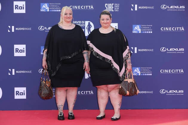Verleihung des David di Donatello-Preises 2022 in Rom Rome, Cinecitta , David di Donatello 2022. In the photo: Giudicessa sisters  Copyright: xMarcoxProvvisionatox xipa-agencyx xMarcoxProvvisionatox