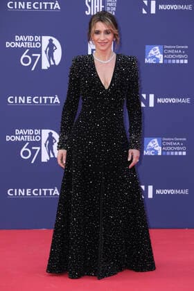 Verleihung des David di Donatello-Preises 2022 in Rom Rome, Cinecitta , David di Donatello 2022. In the photo: Teresa Saponangelo  Copyright: xMarcoxProvvisionatox xipa-agencyx xMarcoxProvvisionatox