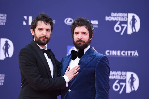Verleihung des David di Donatello-Preises 2022 in Rom 67th David Di Donatello red carpet Fabio D Innocenzo, Damiano D Innocenzo attends the 67th David Di Donatello red carpet on May 03, 2022 in Rome, Italy Massimo Insabato Copyright: xMassimoxInsabatox