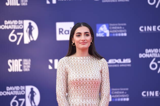 Verleihung des David di Donatello-Preises 2022 in Rom 67th David Di Donatello red carpet Swamy Rotolo attends the 67th David Di Donatello red carpet on May 03, 2022 in Rome, Italy Massimo Insabato Copyright: xMassimoxInsabatox