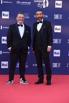 Verleihung des David di Donatello-Preises 2022 in Rom 67th David Di Donatello red carpet Marco Manetti, Antonio Manetti attends the 67th David Di Donatello red carpet on May 03, 2022 in Rome, Italy Massimo Insabato Copyright: xMassimoxInsabatox
