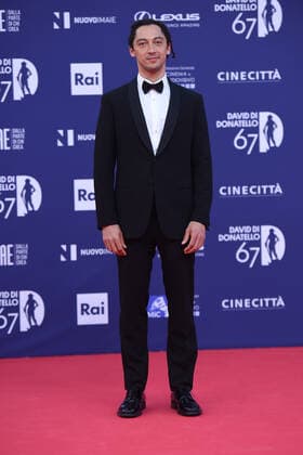 Verleihung des David di Donatello-Preises 2022 in Rom 67th David Di Donatello red carpet Jonas Carpignano attends the 67th David Di Donatello red carpet on May 03, 2022 in Rome, Italy Massimo Insabato Copyright: xMassimoxInsabatox