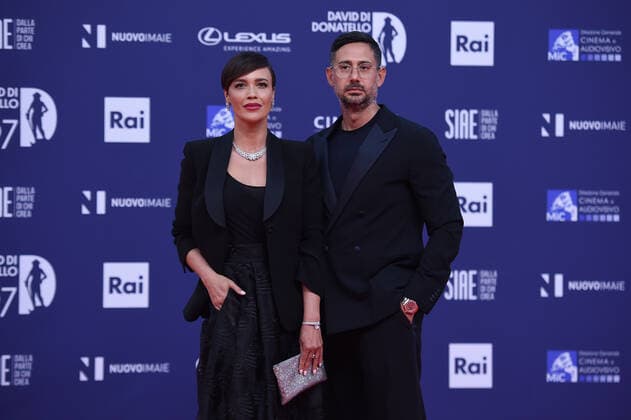 Verleihung des David di Donatello-Preises 2022 in Rom 67th David Di Donatello red carpet Roberta Giarrusso, Riccardo Di Pasquale attends the 67th David Di Donatello red carpet on May 03, 2022 in Rome, Italy Massimo Insabato Copyright: xMassimoxInsabatox