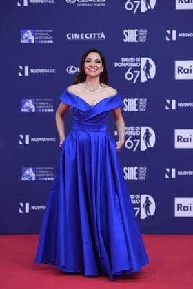 Verleihung des David di Donatello-Preises 2022 in Rom 67th David Di Donatello red carpet Antonella Carone attends the 67th David Di Donatello red carpet on May 03, 2022 in Rome, Italy Massimo Insabato Copyright: xMassimoxInsabatox