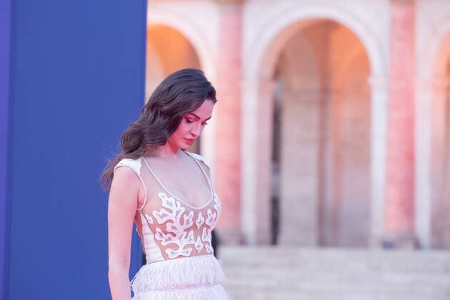 Verleihung des David di Donatello-Preises 2022 in Rom Italy: Red Carpet of David di Donatello 2022 Awards ceremony Francesca Tizzano attends the red carpet of David di Donatello 2022 awards ceremony in Rome Rome Italy Copyright: MatteoxNardone