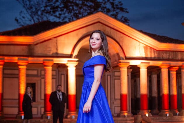 Verleihung des David di Donatello-Preises 2022 in Rom Italy: Red Carpet of David di Donatello 2022 Awards ceremony Antonella Carone attends the red carpet of David di Donatello 2022 awards ceremony in Rome Rome Italy Copyright: MatteoxNardone