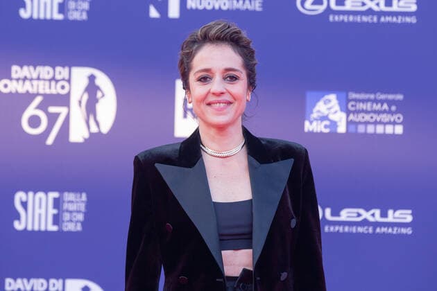 Verleihung des David di Donatello-Preises 2022 in Rom Italy: Red Carpet of David di Donatello 2022 Awards ceremony Vanessa Scalera attends the red carpet of David di Donatello 2022 awards ceremony in Rome Rome Italy Copyright: MatteoxNardone