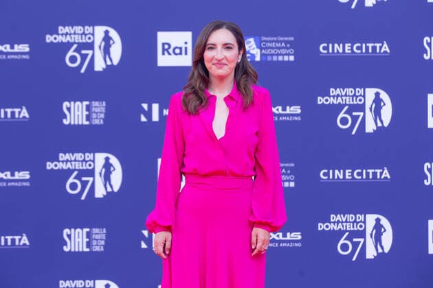 Verleihung des David di Donatello-Preises 2022 in Rom Italy: Red Carpet of David di Donatello 2022 Awards ceremony Anna Ferraioli Ravel attends the red carpet of David di Donatello 2022 awards ceremony in Rome Rome Italy Copyright: MatteoxNardone