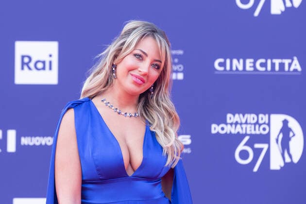 Verleihung des David di Donatello-Preises 2022 in Rom Italy: Red Carpet of David di Donatello 2022 Awards ceremony Sonia Hamza attends the red carpet of David di Donatello 2022 awards ceremony in Rome Rome Italy Copyright: MatteoxNardone