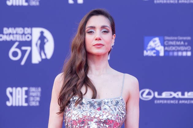 Verleihung des David di Donatello-Preises 2022 in Rom Italy: Red Carpet of David di Donatello 2022 Awards ceremony Cristiana Dell Anna attends the red carpet of David di Donatello 2022 awards ceremony in Rome Rome Italy Copyright: MatteoxNardone