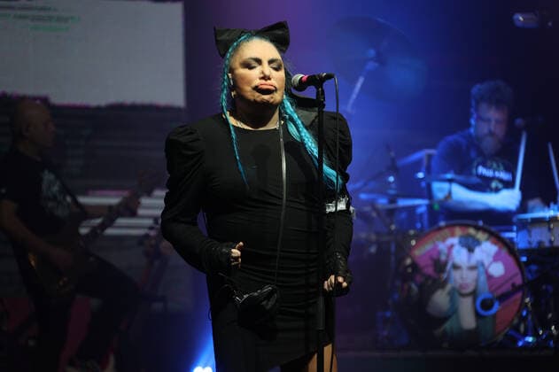 May 3, 2022, Bologna, Italy 03 05 22 Bologna italian singer Loredana Berte tour 2022 Ã¢â¬oeManifestoÃ¢â¬Â at Teatro Europauditorium foto Bologna Italy  - ZUMAl164 1011750550st Copyright: xMichelexNuccix
