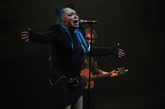 May 3, 2022, Bologna, Italy 03 05 22 Bologna italian singer Loredana Berte tour 2022 Ã¢â¬oeManifestoÃ¢â¬Â at Teatro Europauditorium foto Bologna Italy  - ZUMAl164 1011750630st Copyright: xMichelexNuccix