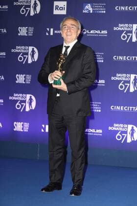 Photo IPP Pizzi Paolo Rome 03 05 2022 ceremony of delivery of the 67 David Di Donatello award of Italian cinema In photo Silvio Orlando, best actor protagonist Italy Photo Press World Copyright  0