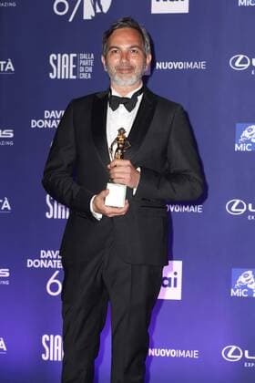 Photo IPP Pizzi Paolo Rome 03 05 2022 ceremony of delivery of the 67 David Di Donatello award of Italian cinema In photo Nico Borromeo, winner of the award for the best short Italy Photo Press World Copyright  0