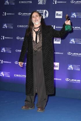 Photo IPP Pizzi Paolo Rome 03 05 2022 ceremony of delivery of the 67 David Di Donatello award of Italian cinema In photo Manuel Agnelli, awarded for best original song Italy Photo Press World Copyright  0