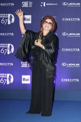 Photo IPP Pizzi Paolo Rome 03 05 2022 ceremony of delivery of the 67 David Di Donatello award of Italian cinema In the picture Giovanna Ralli, awarded the David career Italy Photo Press World Copyright  0