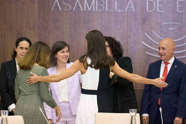 04-05-2022 Merida Queen Letizia attend the 30th meeting of the royal board on disability council and the Queen Letizia 2021 awards in Merida. No Spain Â  Copyright: xPPEx