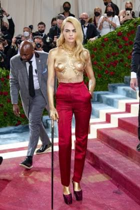 The Met Gala 2022 Celebrating In America: An Anthology Of Fashion NEW YORK, NEW YORK - MAY 02: Cara Delevingne attend The 2022 Met Gala Celebrating In America: An Anthology of Fashion at The Metropolitan Museum of Art on May 02, 2022 in New York City. New York City United States  Copyright: xJohnxNacionx originalFilename: nacion-the2022m220502_npxq1.jpg