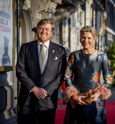 2022 05 20 08 20 AMSTERDAM King Willem Alexander and Queen Maxima at the Royal Theater Carre prior to the Liberation Concert on the Amstel KOEN VAN WEEL netherlands out belgium out  Copyright: xx x448089173x originalFilename: 448089173.jpg