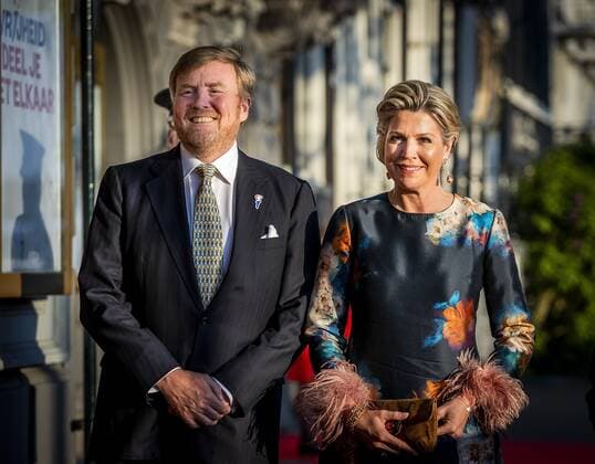 2022 05 20 08 19 AMSTERDAM King Willem Alexander and Queen Maxima at the Royal Theater Carre prior to the Liberation Concert on the Amstel KOEN VAN WEEL netherlands out belgium out  Copyright: xx x448089747x originalFilename: 448089747.jpg