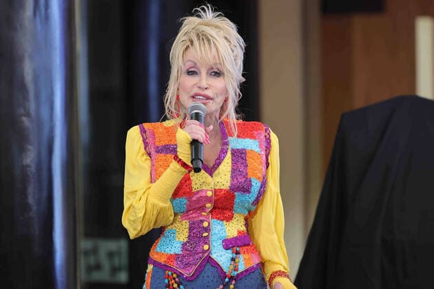 May 5, 2022, Wilmington, DE, United States of America: Singer DOLLY PARTON gives remarks to members of the audience during an event to celebrate Dolly PartonÃ¢â‚¬â ¢s Imagination Library Thursday, May 05, 2022, at the Wilmington Public Library in Wilmington, DE. Wilmington United States of America - ZUMAs124 20220505_zap_s124_011 Copyright: xSaquanxStimpsonx