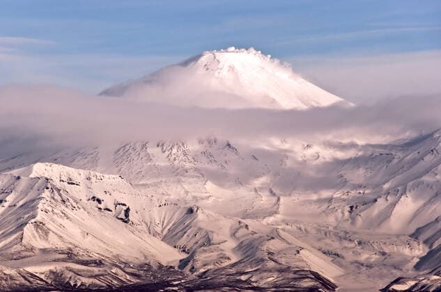 Creative Highlights World Big russian Volcano on Kamchatka in Russia , 2337383.jpg, volcano, mountain, landscape, background, nature, tourism, russia, eruption, volcanic, explosion, lava, disaster, russian, wildlife, landscape, tourism, kamchatka, magma, erupting, mountain, earthquake, outdoors, the nature,