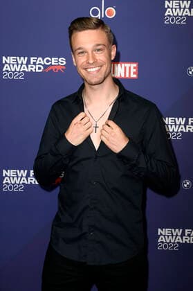Chris Waschek at the Bunte New Faces Award Music 2022 at The Reed Berlin, 05 05 2022 Foto:xF.xKernx xFuturexImage
