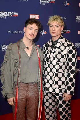 Roman Lochmann and Heiko Lochmann from HE RO at the Bunte New Faces Award Music 2022 at The Reed Berlin, 05 05 2022 Foto:xF.xKernx xFuturexImage