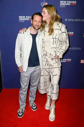 David Wehle and Andrea Gerhard at the Bunte New Faces Award Music 2022 at The Reed Berlin, 05 05 2022 Foto:xF.xKernx xFuturexImage