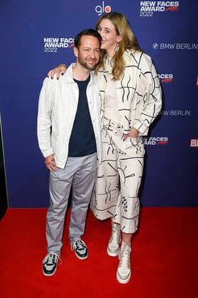 David Wehle and Andrea Gerhard at the Bunte New Faces Award Music 2022 at The Reed Berlin, 05 05 2022 Foto:xF.xKernx xFuturexImage