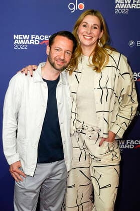 David Wehle and Andrea Gerhard at the Bunte New Faces Award Music 2022 at The Reed Berlin, 05 05 2022 Foto:xF.xKernx xFuturexImage
