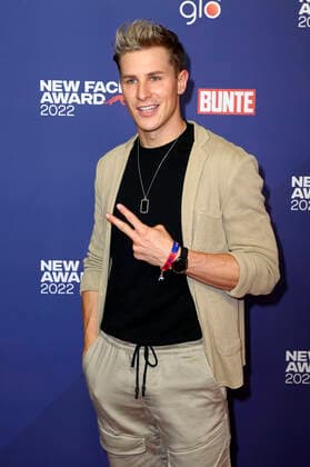 Lukas Sauer at the Bunte New Faces Award Music 2022 at The Reed Berlin, 05 05 2022 Foto:xF.xKernx xFuturexImage
