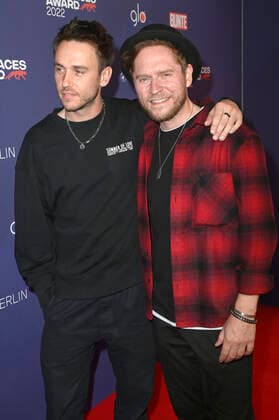 Clueso and Johannes Oerding at the Bunte New Faces Award Music 2022 at The Reed Berlin, 05 05 2022 Foto:xF.xKernx xFuturexImage