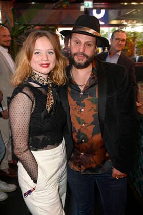 Sofie Eifertinger and Manuel Cortez at the Bunte New Faces Award Music 2022 at The Reed Berlin, 05 05 2022 Foto:xF.xKernx xFuturexImage