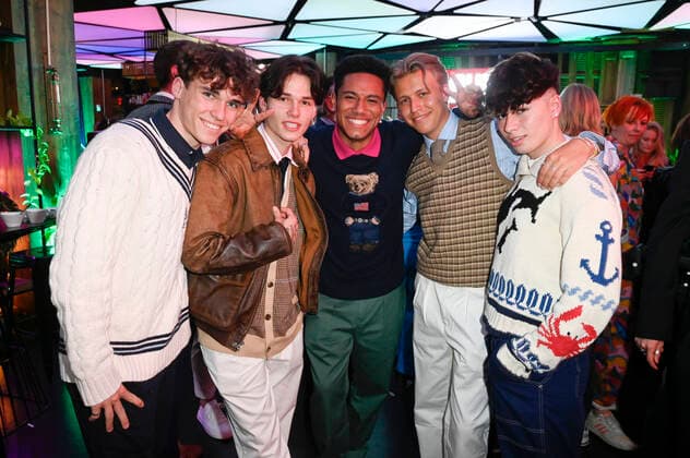 Moritz Di Matteo, Tobi you, Naswyn, Levin Hotho and Kris Grippo at the Bunte New Faces Award Music 2022 at The Reed Berlin, 05 05 2022 Foto:xF.xKernx xFuturexImage