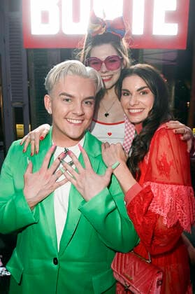 Twenty4tim, Klaudia Giez and Rebecca Kunikowski at the Bunte New Faces Award Music 2022 at The Reed Berlin, 05 05 2022 Foto:xF.xKernx xFuturexImage