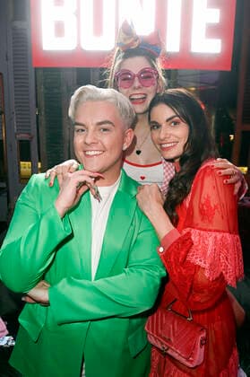 Twenty4tim, Klaudia Giez and Rebecca Kunikowski at the Bunte New Faces Award Music 2022 at The Reed Berlin, 05 05 2022 Foto:xF.xKernx xFuturexImage
