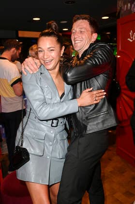 Taneshia Abt and Artjom Gilz at the Bunte New Faces Award Music 2022 at The Reed Berlin, 05 05 2022 Foto:xF.xKernx xFuturexImage