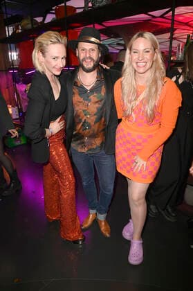 Leslie Clio, Manuel Cortez and Evelyn Weigert at the Bunte New Faces Award Music 2022 at The Reed Berlin, 05 05 2022 Foto:xF.xKernx xFuturexImage