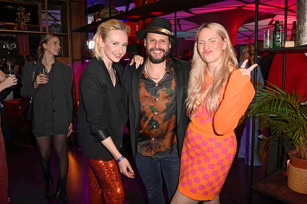 Leslie Clio, Manuel Cortez and Evelyn Weigert at the Bunte New Faces Award Music 2022 at The Reed Berlin, 05 05 2022 Foto:xF.xKernx xFuturexImage