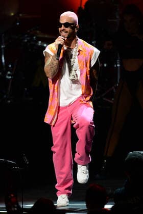 HOLLYWOOD FL - MAY 05: Maluma performs during the Formula 1 Miami Grand Prix Kick Off Concert at Hard Rock Live held at the Seminole Hard Rock Hotel & Casino on May 5, 2022 in Hollywood, Florida. Copyright: xmpi04x