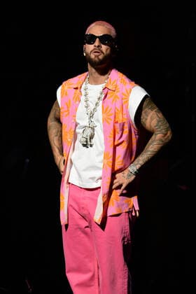 HOLLYWOOD FL - MAY 05: Maluma performs during the Formula 1 Miami Grand Prix Kick Off Concert at Hard Rock Live held at the Seminole Hard Rock Hotel & Casino on May 5, 2022 in Hollywood, Florida. Copyright: xmpi04x