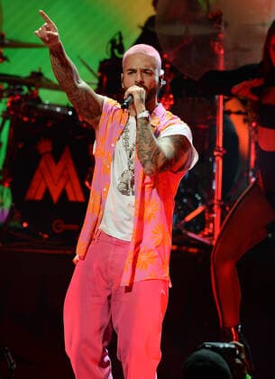 HOLLYWOOD FL - MAY 05: Maluma performs during the Formula 1 Miami Grand Prix Kick Off Concert at Hard Rock Live held at the Seminole Hard Rock Hotel & Casino on May 5, 2022 in Hollywood, Florida. Copyright: xmpi04x