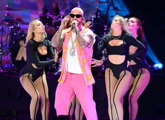 HOLLYWOOD FL - MAY 05: Maluma performs during the Formula 1 Miami Grand Prix Kick Off Concert at Hard Rock Live held at the Seminole Hard Rock Hotel & Casino on May 5, 2022 in Hollywood, Florida. Copyright: xmpi04x